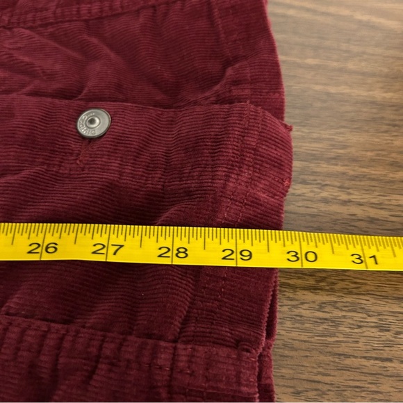 H&M Elegant Burgundy Corduroy Dress 2 - Picture 9 of 11